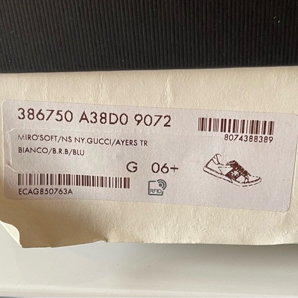 GUCCI classic sneakers AUTHENTIC - Picture 4 of 7